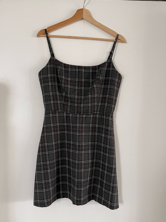 Reformation Dresses & Skirts - Reformation 90s style Plaid Spaghetti-Strap Mini Dress